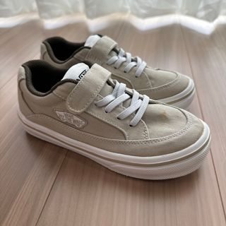 ヴァンズ(VANS)のVANS スニーカー 20cm キッズ ベージュ (スニーカー)