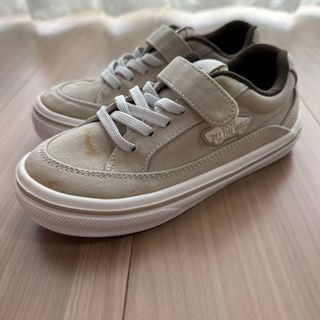 ヴァンズ(VANS)のVANS スニーカー 19cm キッズ ベージュ(スニーカー)