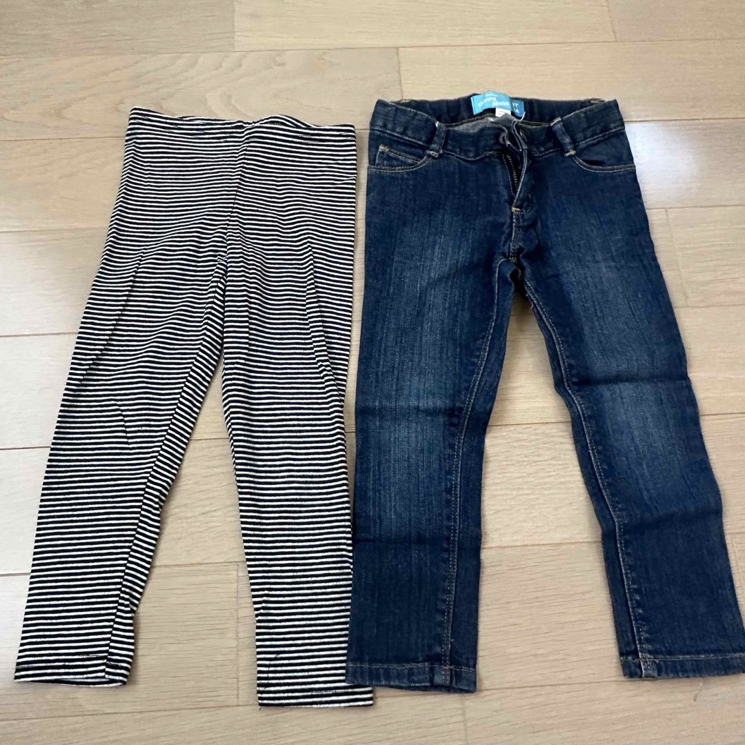 Old Navy(オールドネイビー)のオールドネイビー　OldNavy スパッツ デニムセット売り約100〜110cm キッズ/ベビー/マタニティのキッズ服女の子用(90cm~)(パンツ/スパッツ)の商品写真