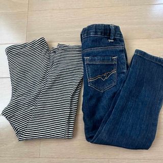 オールドネイビー(Old Navy)のオールドネイビー　OldNavy スパッツ デニムセット売り約100〜110cm(パンツ/スパッツ)