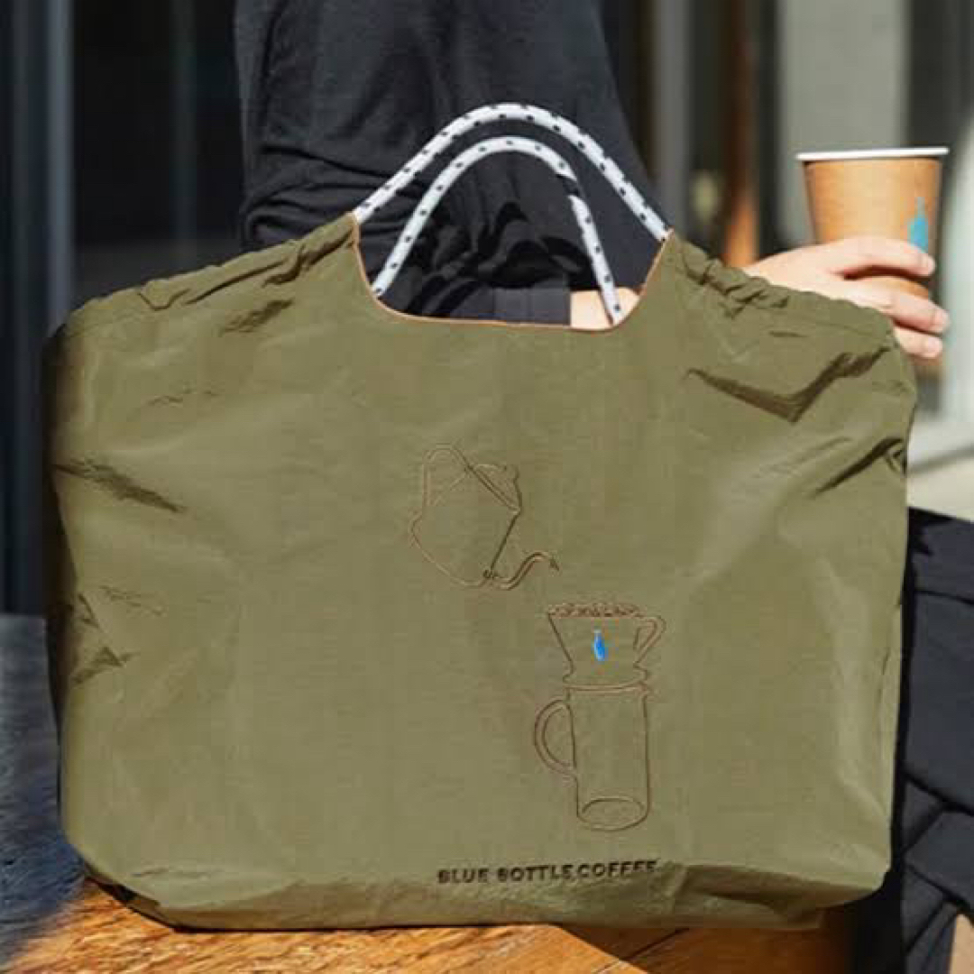 【アメリカ購入品】Blue bottle coffee エコバッグ レディースのバッグ(エコバッグ)の商品写真