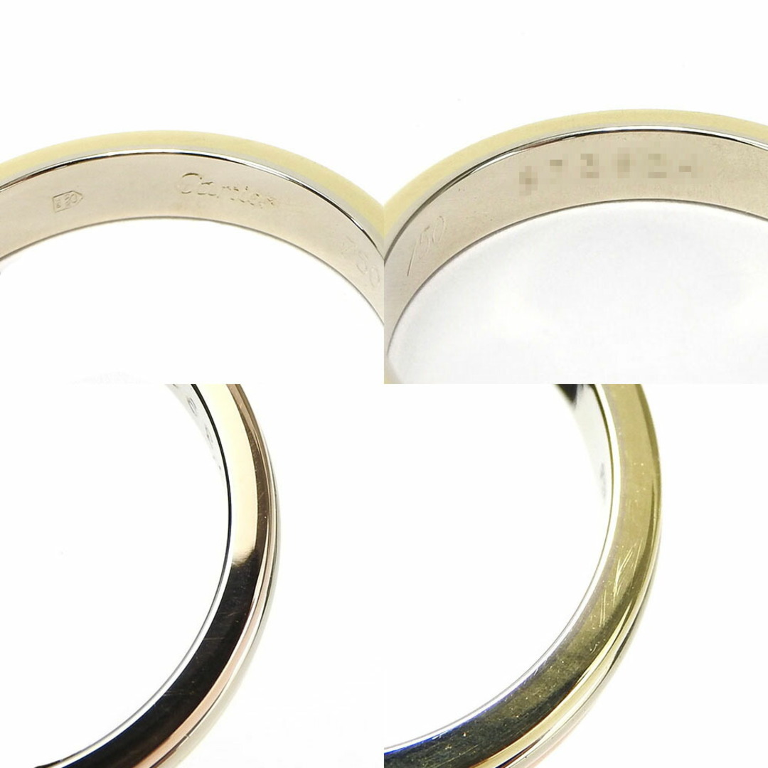 Cartier(カルティエ)の【中古】 カルティエ リング・指輪 ヴァンドーム K18 約5.4g ピンクゴールド|ホワイトゴールド|イエロゴールド スリーカラー ジュエリー メンズ 男性 CARTIER メンズのアクセサリー(リング(指輪))の商品写真