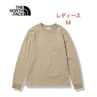 ザノースフェイス(THE NORTH FACE)の【新品☆M】The North Face ロンT　コットン　レディース(Tシャツ(長袖/七分))