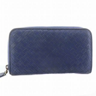 ボッテガ(Bottega Veneta) 財布(レディース)（ブルー・ネイビー/青色系 