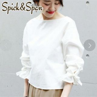 スピックアンドスパン(Spick & Span)のスピック&スパン  ギャザースリーブプルオーバー　ブラウス(シャツ/ブラウス(長袖/七分))