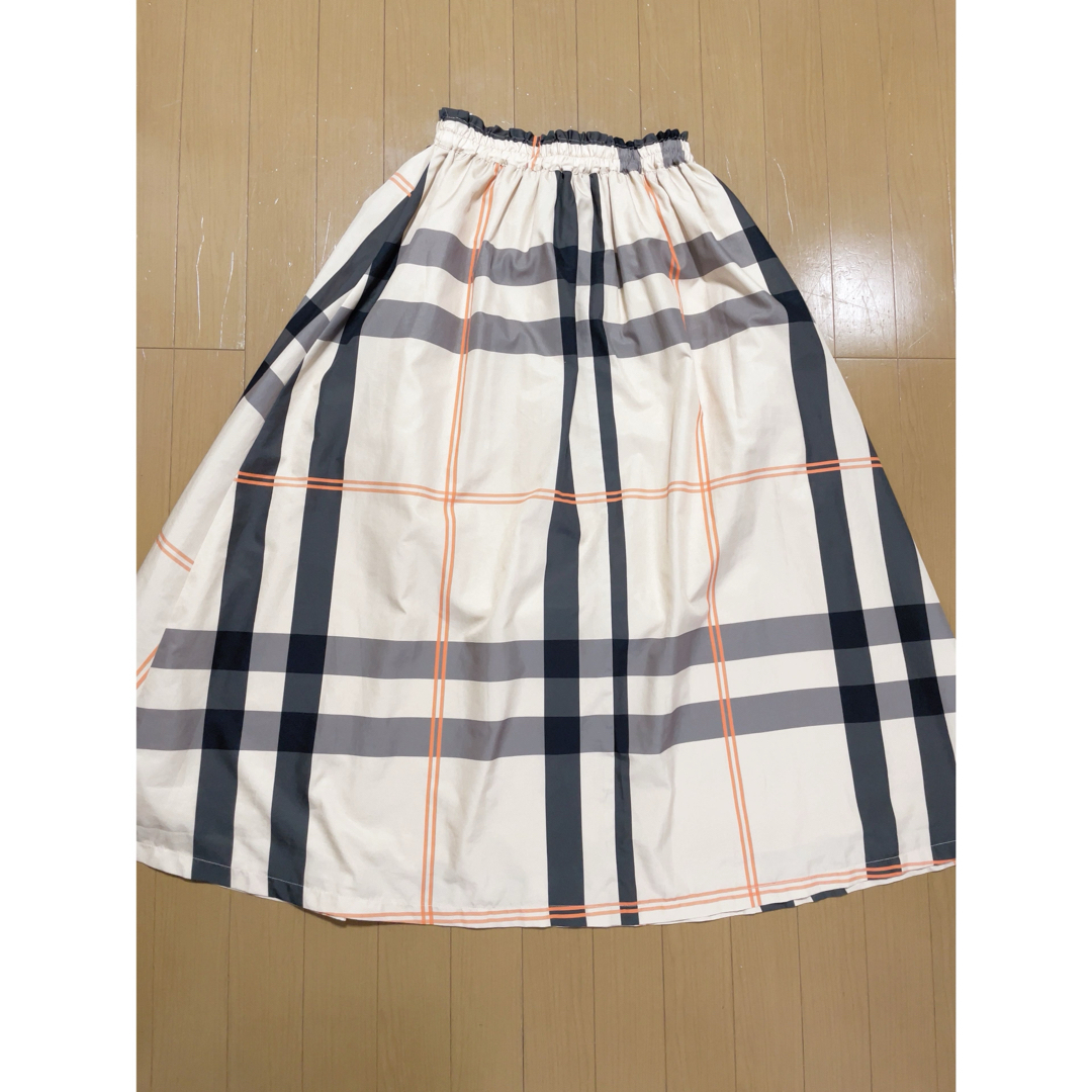 NICE CLAUP(ナイスクラップ)の♡　チェックプリントスカート　♡ レディースのスカート(ロングスカート)の商品写真
