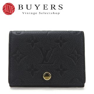 ルイヴィトン(LOUIS VUITTON)の【中古】 ルイ・ヴィトン カードケース アンヴェロップ・カルト ドゥヴィジット  M58456 モノグラムアンプラント ブラック ノワール 名刺入れ ビジネス LOUIS VUITTON(パスケース/IDカードホルダー)