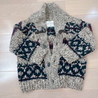 ザラキッズ(ZARA KIDS)のZARAkids ニット　カーディガン　カウチンニット　104cm(カーディガン)