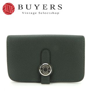 エルメス(Hermes)の【中古】 エルメス コインケース ドゴン トゴ モスグリーン系 シルバー金具 □G刻印 レディース 女性 HERMES(コインケース)