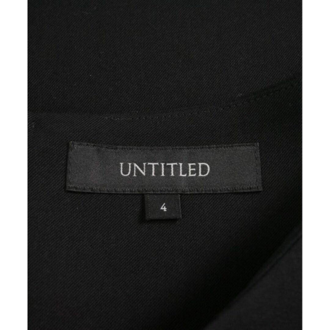 UNTITLED(アンタイトル)のUNTITLED アンタイトル ブラウス F 黒 【古着】【中古】 レディースのトップス(シャツ/ブラウス(長袖/七分))の商品写真