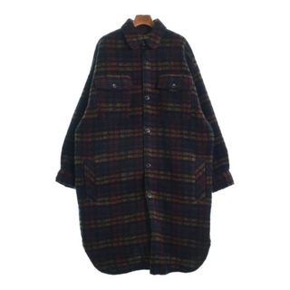 イザベルマラン(Isabel Marant)のISABEL MARANT コート（その他） S 赤x緑x黄等(チェック) 【古着】【中古】(その他)