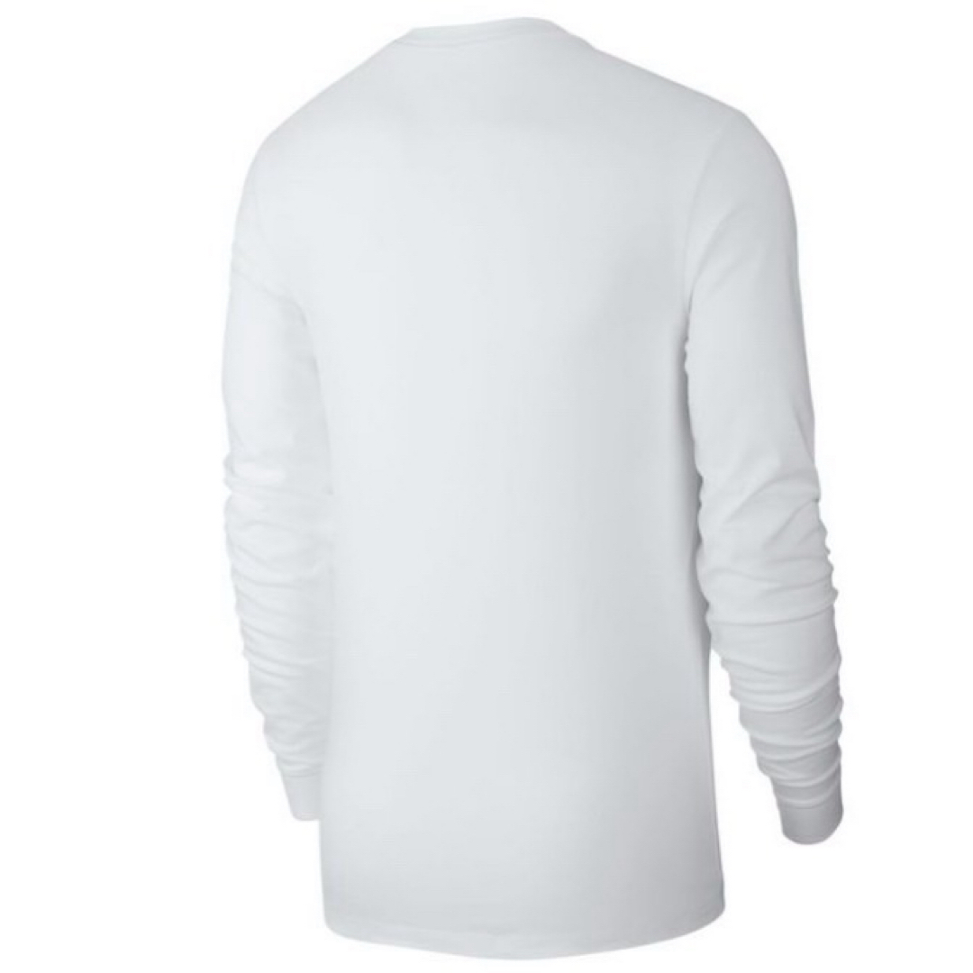 NIKE(ナイキ)の【ナイキ】新品未使用 シグネチャーロゴ コットン 長袖Tシャツ ホワイト XL メンズのトップス(Tシャツ/カットソー(七分/長袖))の商品写真