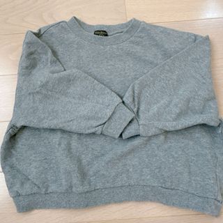 子供服グレー トレーナー 110cm(Tシャツ/カットソー)