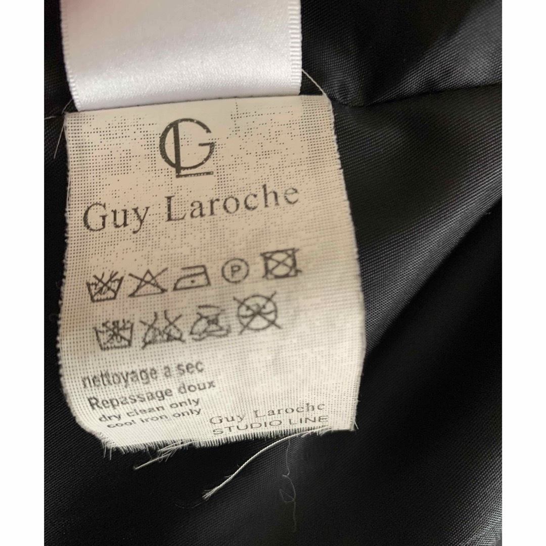 Guy Laroche(ギラロッシュ)の美品　Guy Laroche レザーコート　黒 レディースのジャケット/アウター(ムートンコート)の商品写真