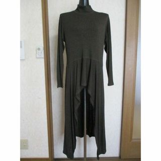 ヒロココシノ(HIROKO KOSHINO)の美品☆HIROKO　KOSHINO　変形　ロングニット　ドレスニット　9号　M(ロングワンピース/マキシワンピース)