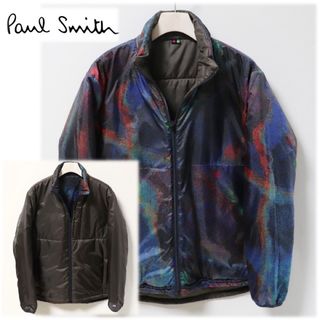 ポールスミス(Paul Smith)の《ポールスミス》新品 グラフィックデザイン リバーシブル中わたジャケット M(ブルゾン)