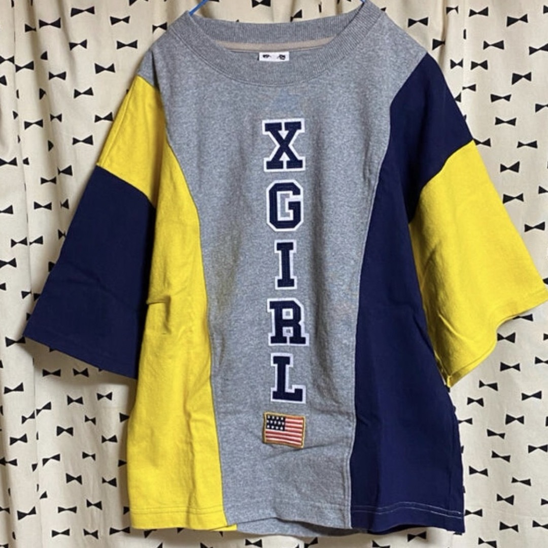 X-girl(エックスガール)の厚手 Tシャツ レディースのトップス(Tシャツ(半袖/袖なし))の商品写真