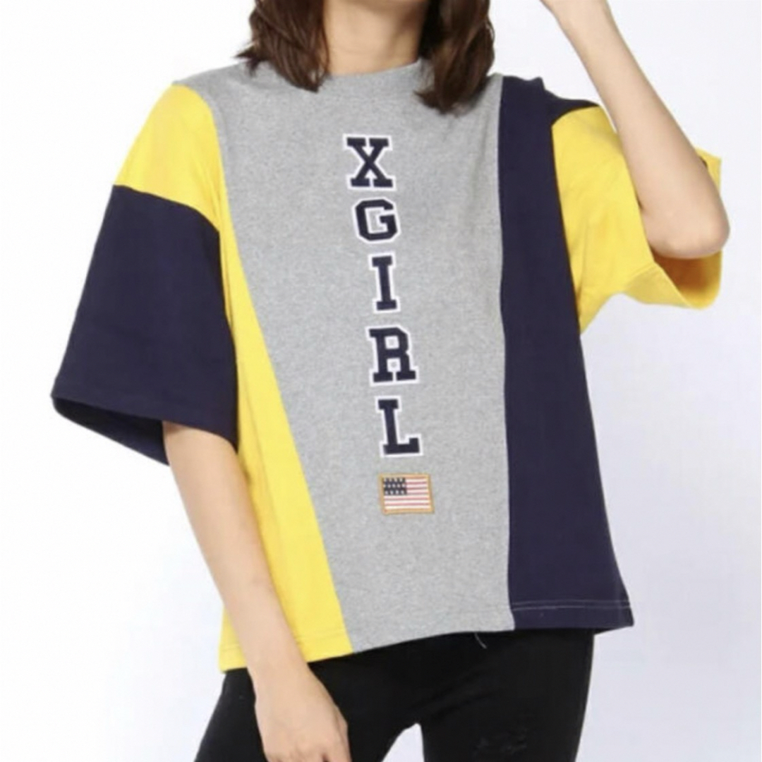 X-girl(エックスガール)の厚手 Tシャツ レディースのトップス(Tシャツ(半袖/袖なし))の商品写真