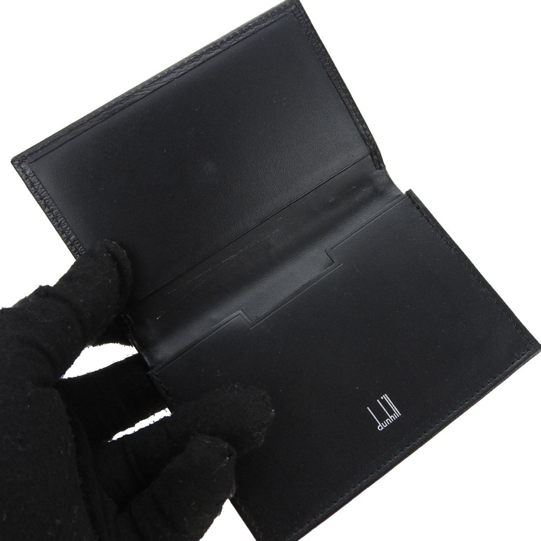 Dunhill - 【中古】 ダンヒル カードケース レザー ダーク Dunhill - 【中古】 ダンヒル カードケース レザー ダーク