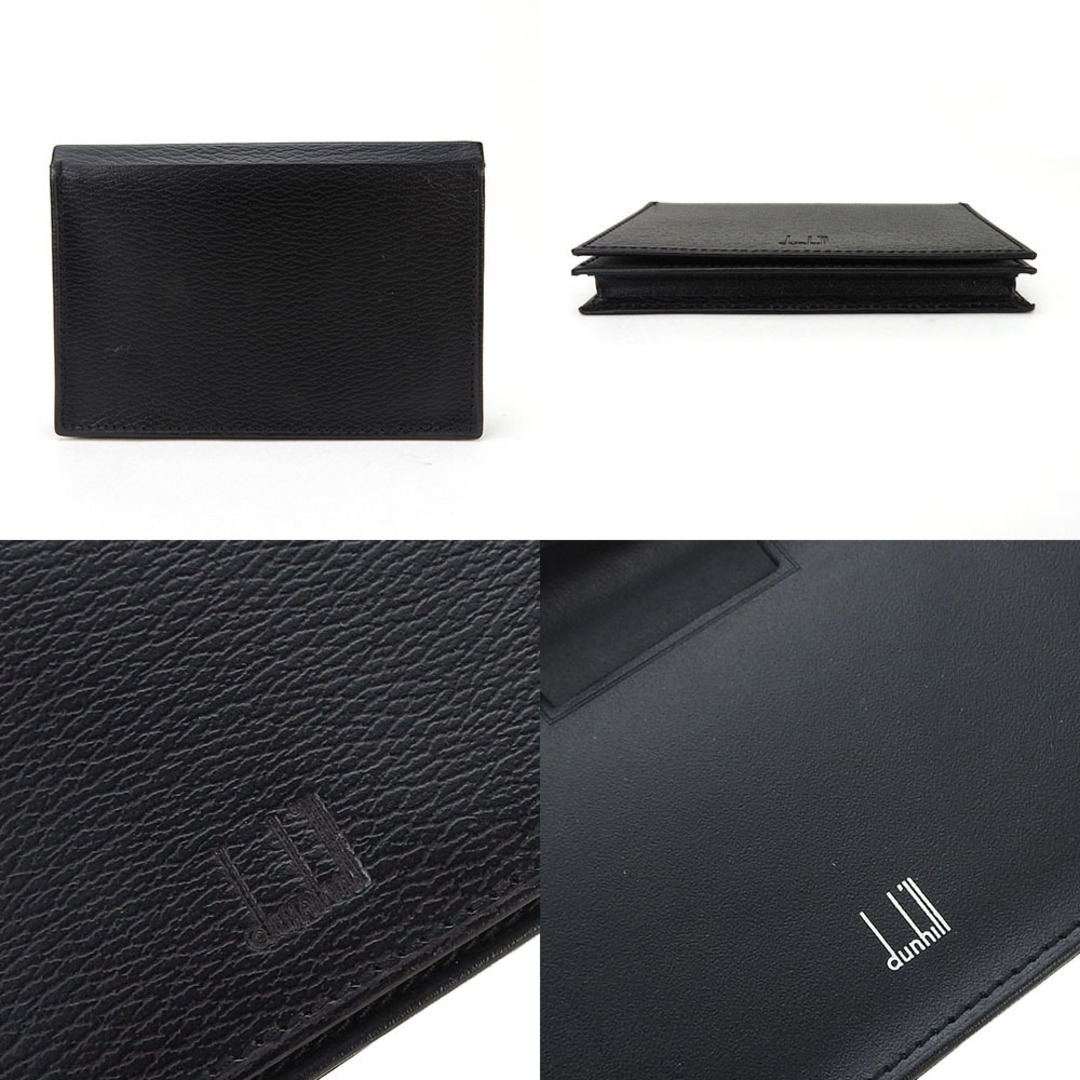 Dunhill - 【中古】 ダンヒル カードケース レザー ダーク Dunhill - 【中古】 ダンヒル カードケース レザー ダーク