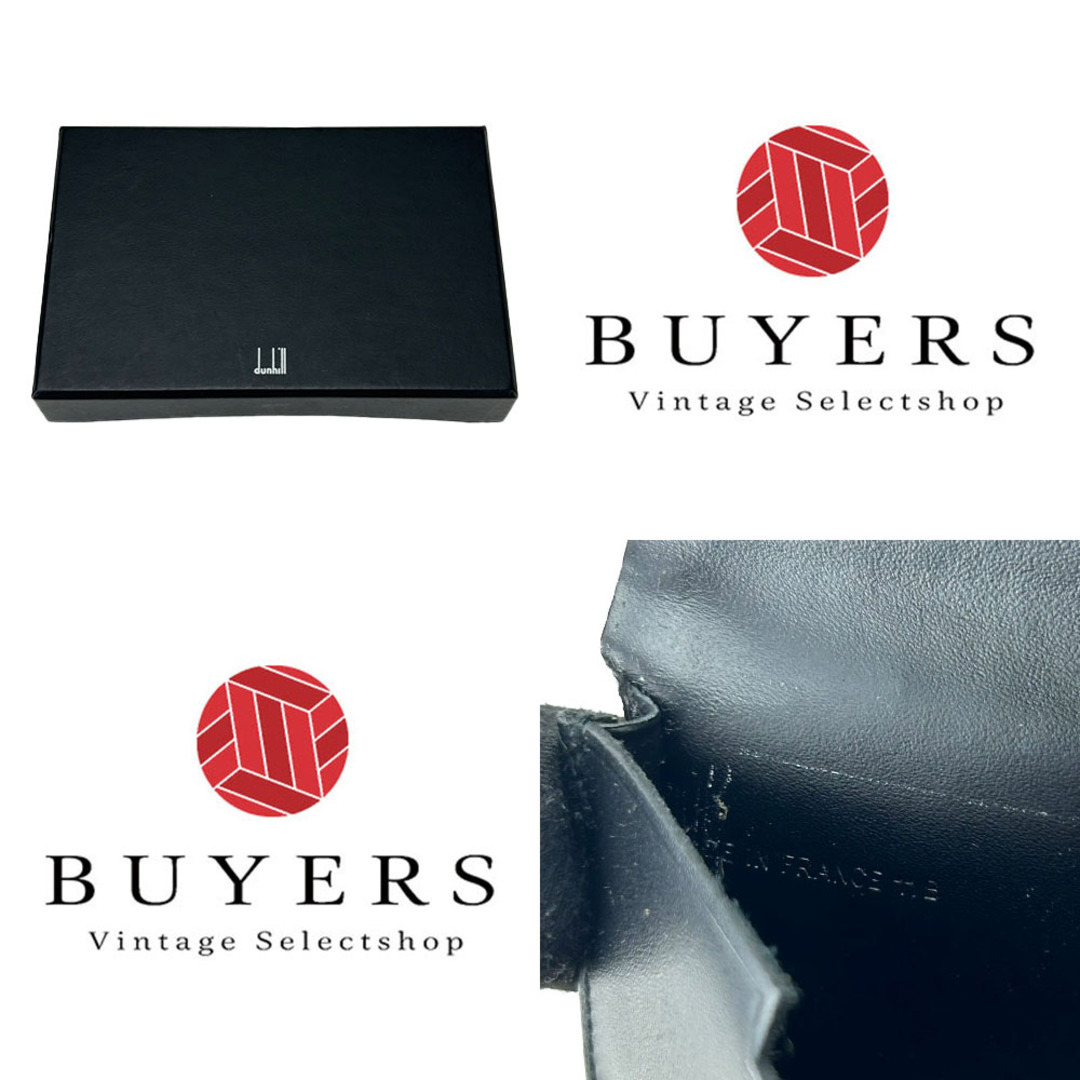 Dunhill - 【中古】 ダンヒル カードケース レザー ダーク Dunhill - 【中古】 ダンヒル カードケース レザー ダーク