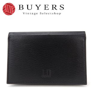 ダンヒル(Dunhill)の【中古】 ダンヒル カードケース レザー ダークブラウン - 名刺入れ メンズ 男性 Dunhill(パスケース/IDカードホルダー)