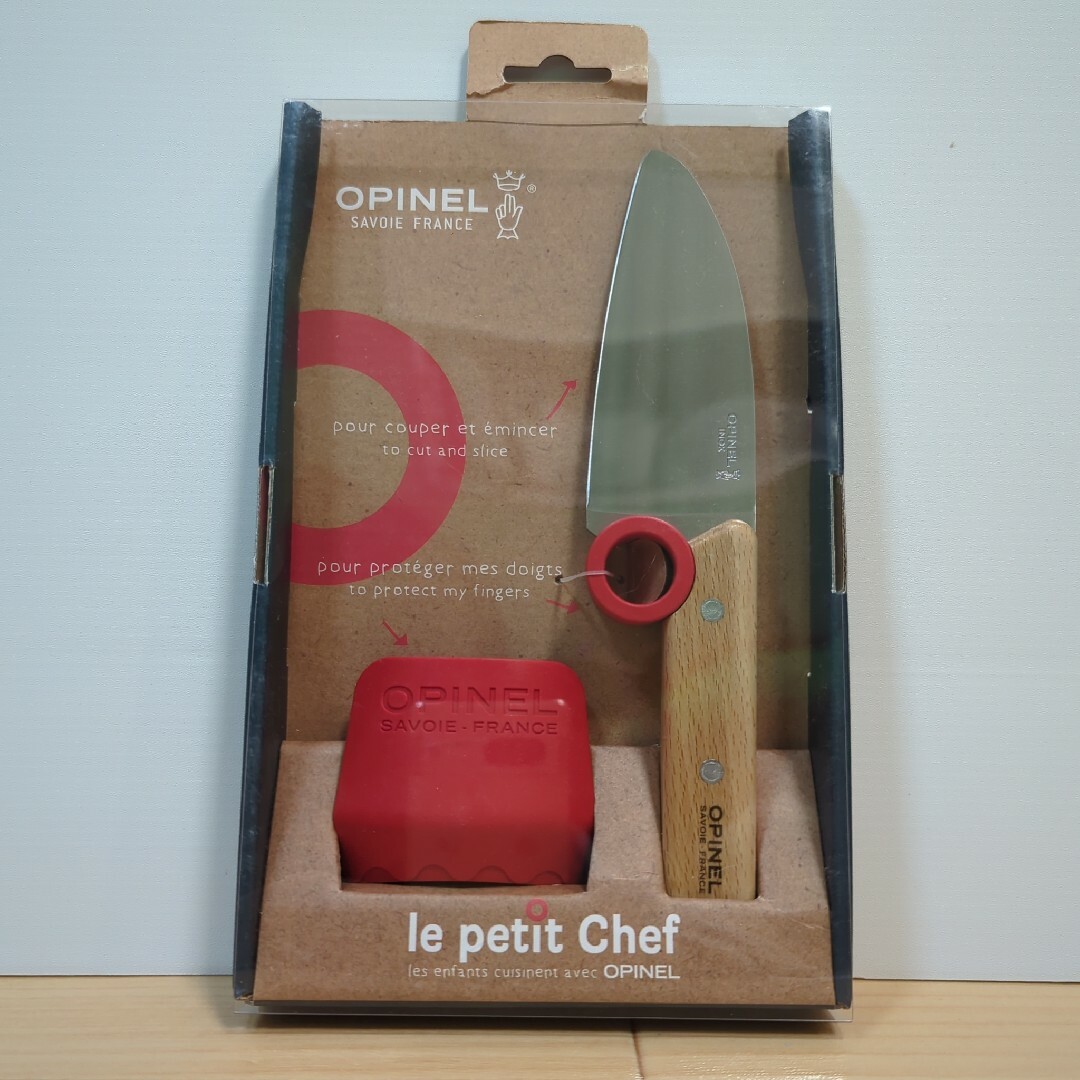 OPINEL(オピネル)のOPINEL オピネル キッズ ステンレスナイフ プチシェフ インテリア/住まい/日用品のキッチン/食器(調理道具/製菓道具)の商品写真