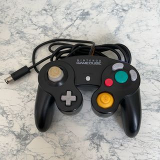 ニンテンドーゲームキューブ(ニンテンドーゲームキューブ)の【ジャンク品】任天堂ゲームキューブ 純正コントローラー ブラック(その他)