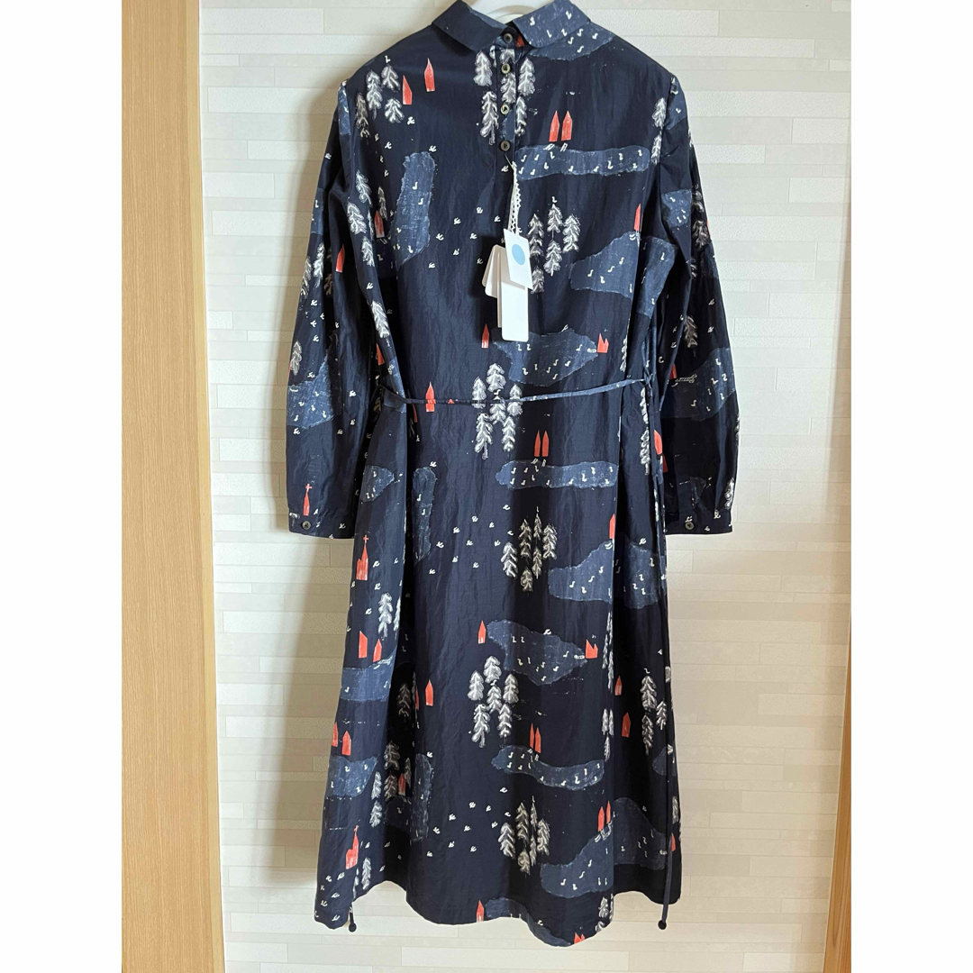 minä perhonen forest village ドレス 36 navy minä perhonen forest village ドレス 36 navy