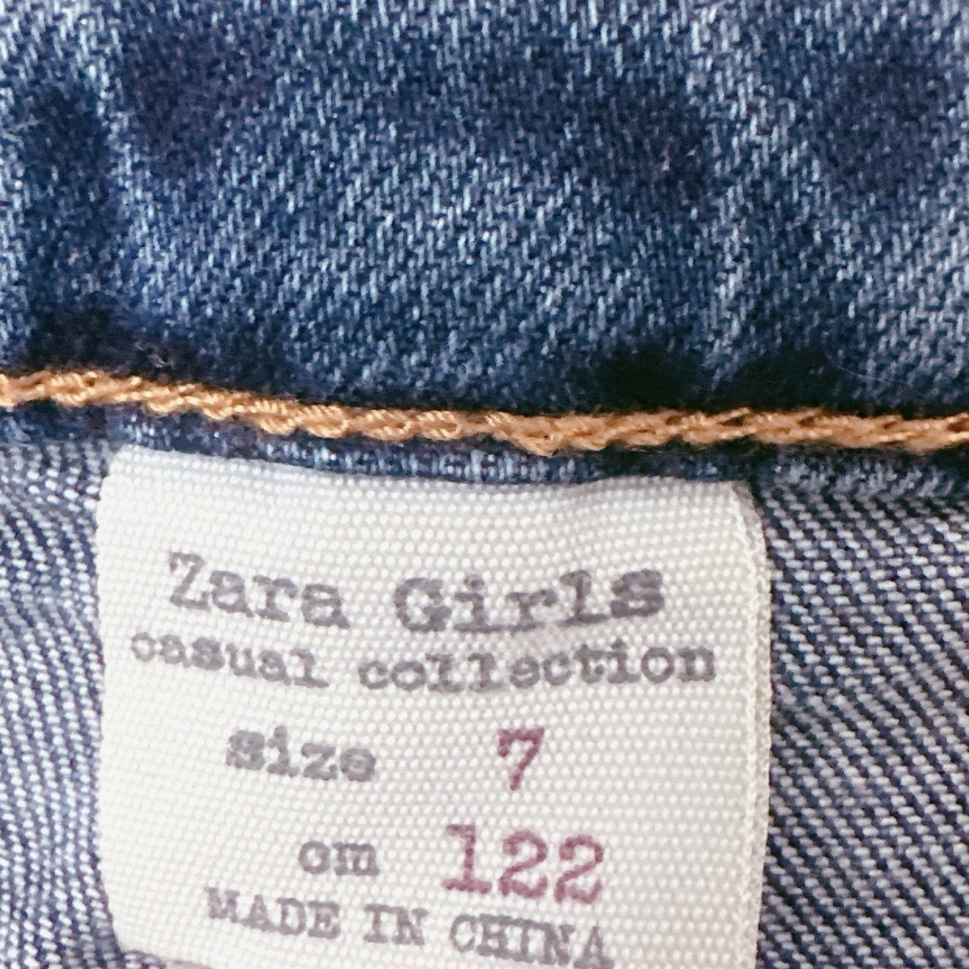 ZARA KIDS(ザラキッズ)のZARAkids デニム122cm キッズ/ベビー/マタニティのキッズ服女の子用(90cm~)(パンツ/スパッツ)の商品写真