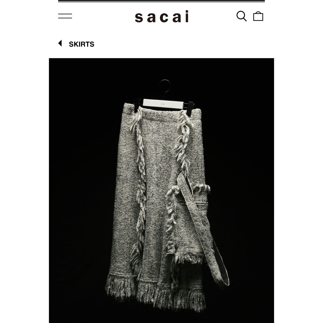 sacai(サカイ)のsacai スカート レディースのスカート(ロングスカート)の商品写真