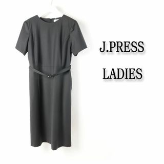 ジェイプレスレディス(J.PRESS LADIES)の465 新品 訳あり品 ジェイプレス レディース フレアー ワンピース 9(ひざ丈ワンピース)