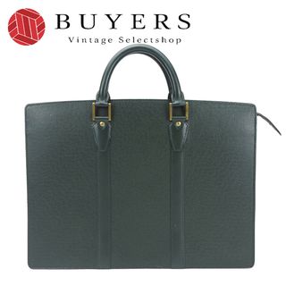 ルイヴィトン(LOUIS VUITTON)の【中古】 ルイ・ヴィトン ビジネスバッグ ポルトドキュマン ロザン M30054 タイガ グリーン エピセア ブリーフケース メンズ 男性 LOUIS VUITTON(ビジネスバッグ)