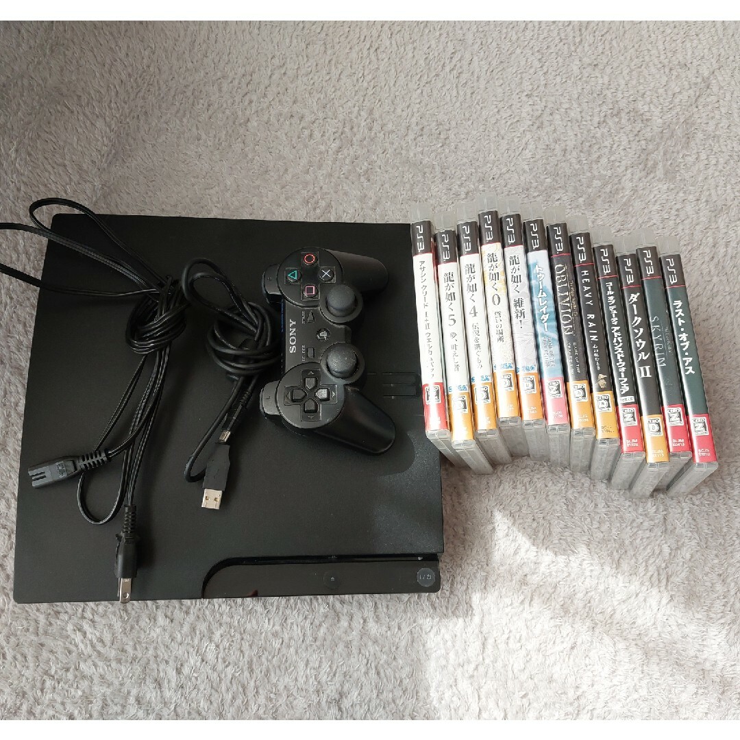 PlayStation3(プレイステーション3)のSONY PlayStation3 本体 CECH-3000B エンタメ/ホビーのゲームソフト/ゲーム機本体(家庭用ゲーム機本体)の商品写真
