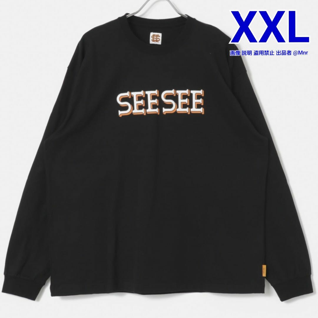 新品 Creek ロンT XL black ブラック tシャツ l/s tee