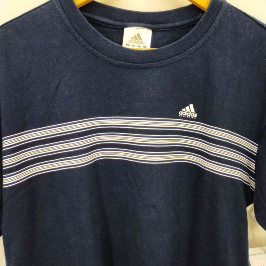 adidas(アディダス)のadidas(アディダス) 90s 万国旗タグ ボーダープリントカットソー メンズのトップス(Tシャツ/カットソー(半袖/袖なし))の商品写真