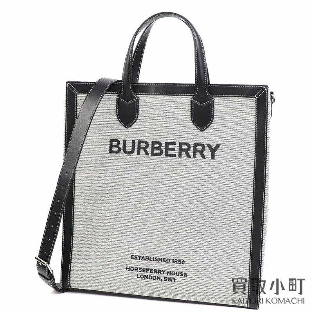 BURBERRY(バーバリー)のバーバリー【BURBERRY】ホースフェリー キャンバス トートバッグ レディースのバッグ(トートバッグ)の商品写真