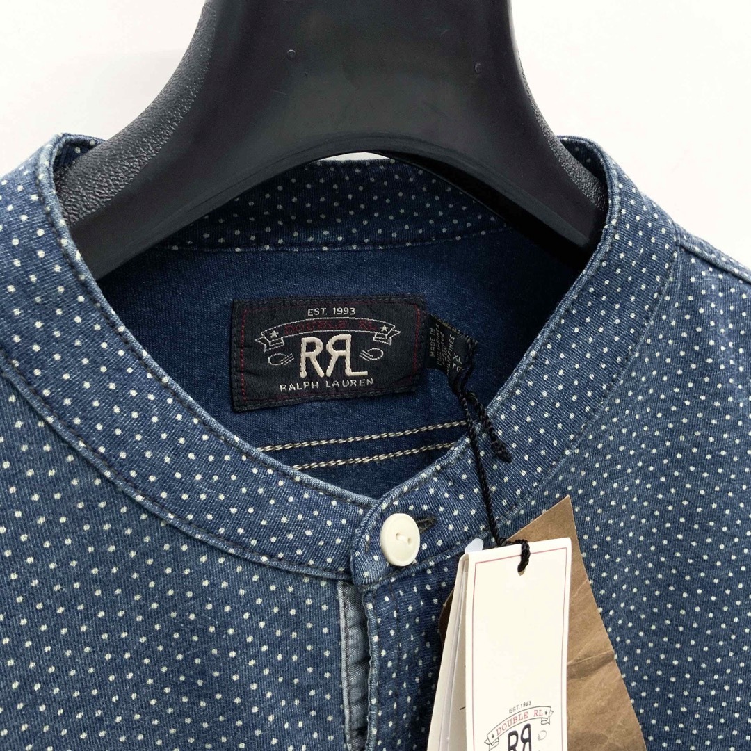 RRL(ダブルアールエル)の23FW 新品 RRL ダブルアールエル ポルカドット ワークシャツ 長袖 XL メンズのトップス(シャツ)の商品写真