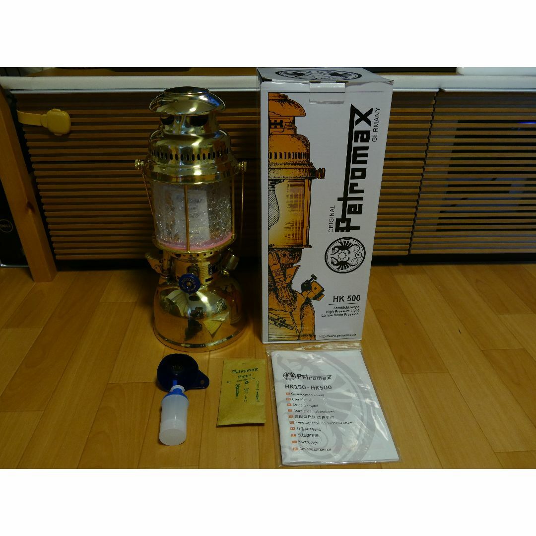 Petromax(ペトロマックス)のペトロマックス HK500 ブラス 新品 Petromax スポーツ/アウトドアのアウトドア(ライト/ランタン)の商品写真