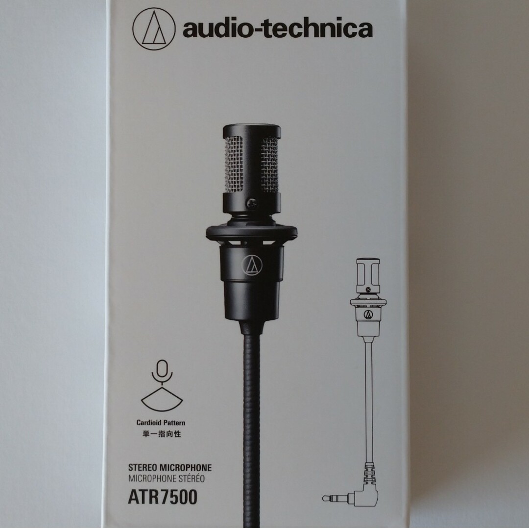 audio-technica(オーディオテクニカ)のオーディオテクニカ ステレオ マイクロホン  ATR7500 楽器のレコーディング/PA機器(マイク)の商品写真