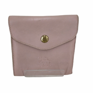 イルビゾンテ(IL BISONTE)のIL BISONTE(イルビゾンテ) ロゴ型押し二つ折り財布 レディース(財布)