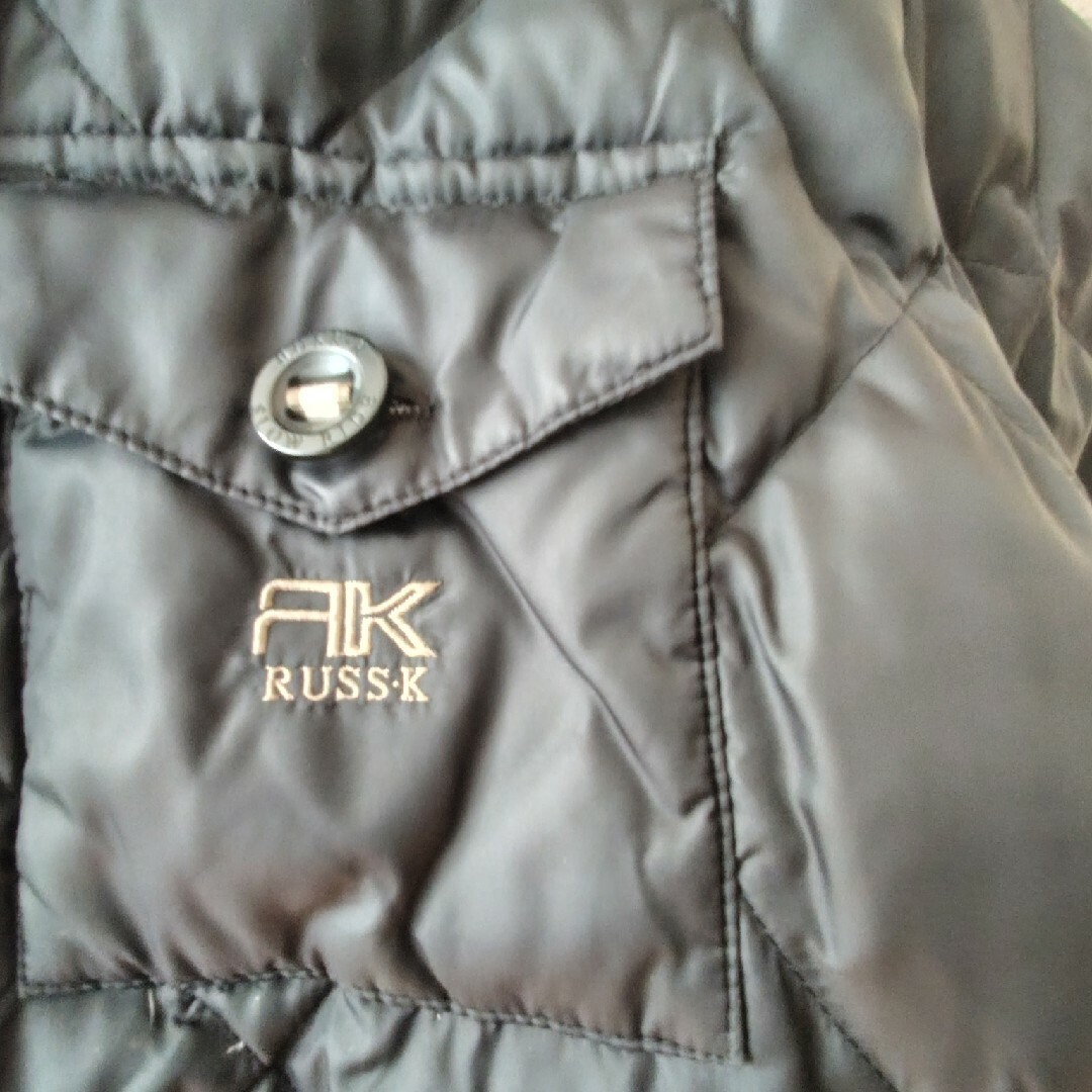 RUSS・K(ラスケー)のラスケー　RUSS·K　ダウンコート　L　黒　ブラック　ダウン　フェザー メンズのジャケット/アウター(ダウンジャケット)の商品写真