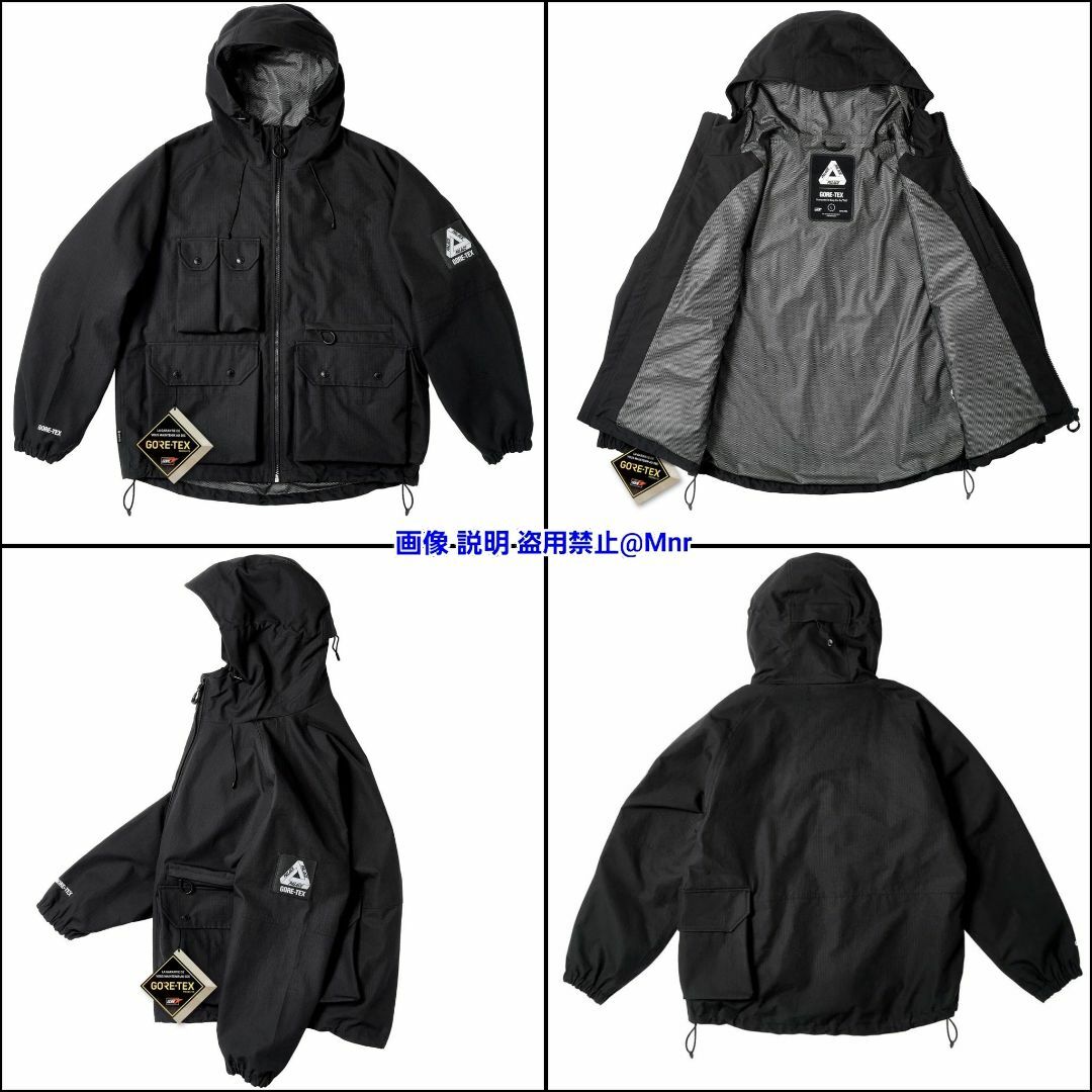 PALACE(パレス)のPALACE GORE-TEX COTTON RS JACKET XL 黒 新作 メンズのジャケット/アウター(ミリタリージャケット)の商品写真