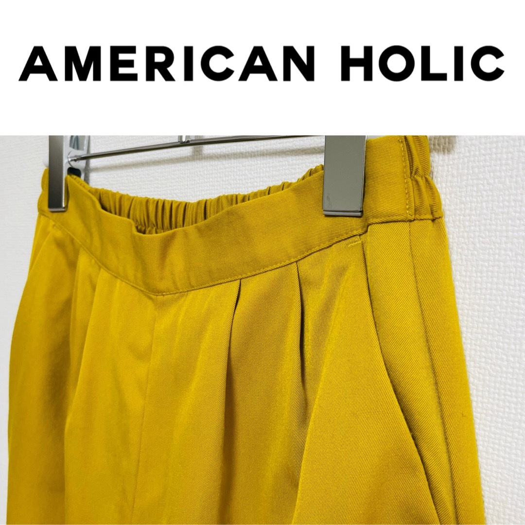 AMERICAN HOLIC(アメリカンホリック)の【Mサイズ】アメリカンホリック　ワイドパンツ レディースのパンツ(その他)の商品写真