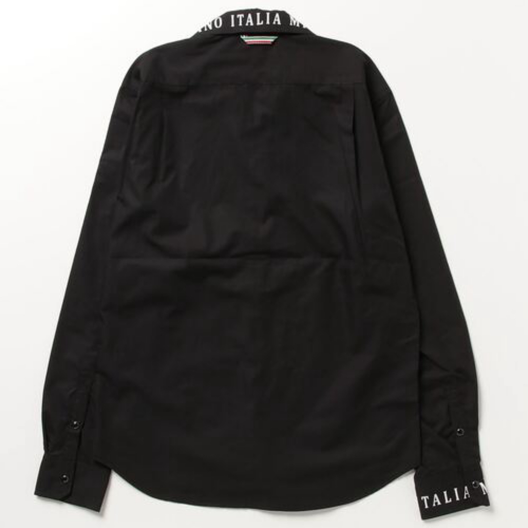 VIOLA(ヴィオラ)のヴィオラ 襟ワイヤー入り長袖シャツ Mサイズ ブラック 新品  メンズのトップス(シャツ)の商品写真