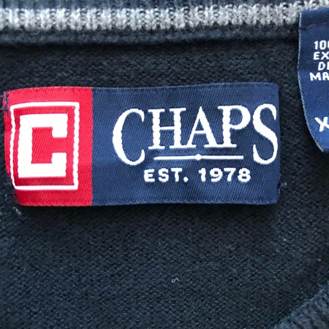 CHAPS(チャップス)のchaps vネックウールベスト ワンポイント刺繍 メンズのトップス(ベスト)の商品写真