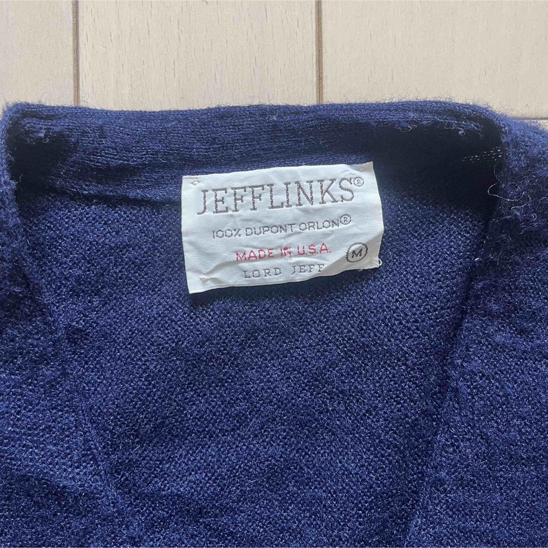 70's JEFFLINKS LORD JEFF KNIT CARDIGAN メンズのトップス(カーディガン)の商品写真