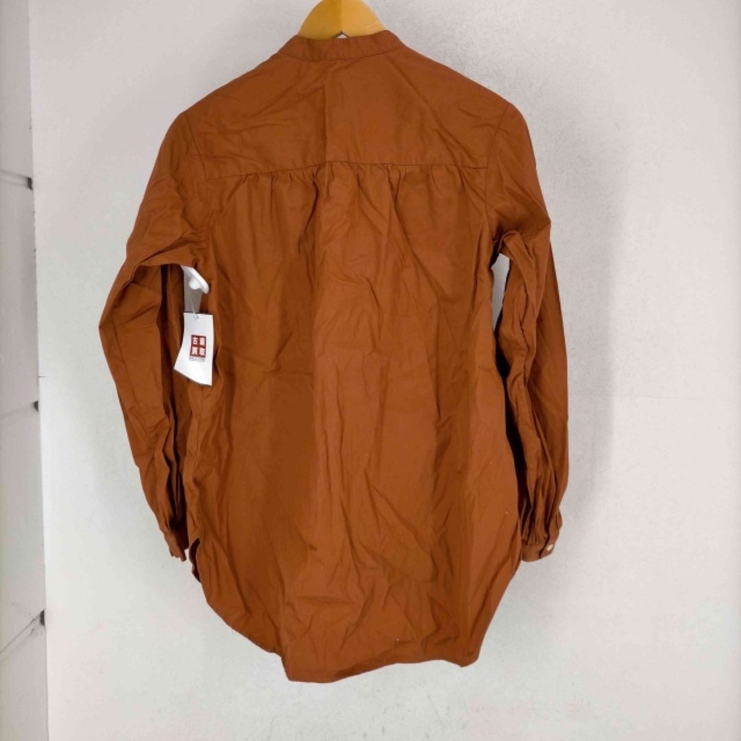 GAP(ギャップ)のGap(ギャップ) 80S SUPERFINE POPLIN バンドカラーシャツ レディースのトップス(シャツ/ブラウス(長袖/七分))の商品写真