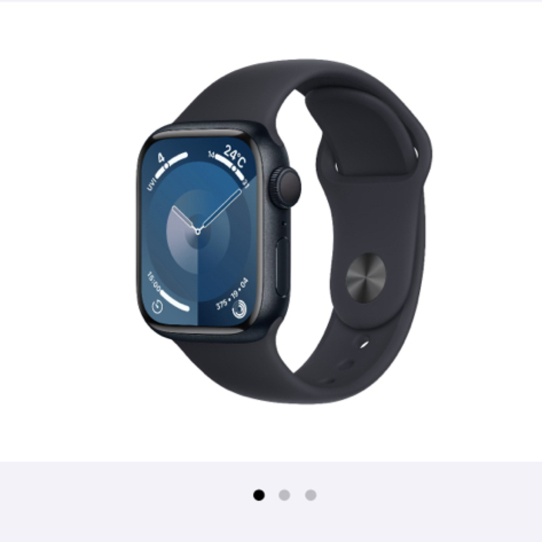 Apple Watch(アップルウォッチ)のApplewatch SE 40mm ミッドナイト バンド、充電付き メンズの時計(腕時計(デジタル))の商品写真