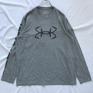 アンダーアーマー(UNDER ARMOUR)のunder armourブランドロゴプリント入りロングTシャツ(Tシャツ/カットソー(七分/長袖))